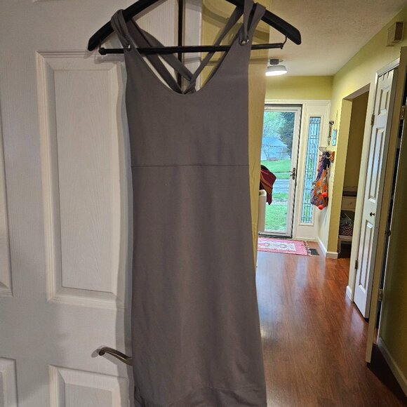 Merrell Opti-Wick gray strappy-back active dress, UPF 50 - Picture 1 of 8